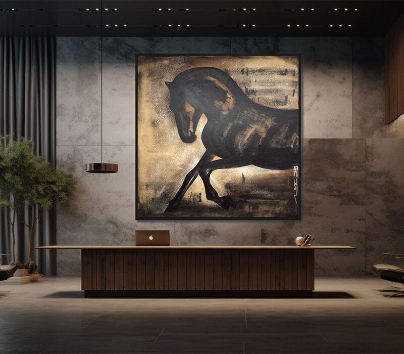 Horse portrait by Alex Di Silvestro