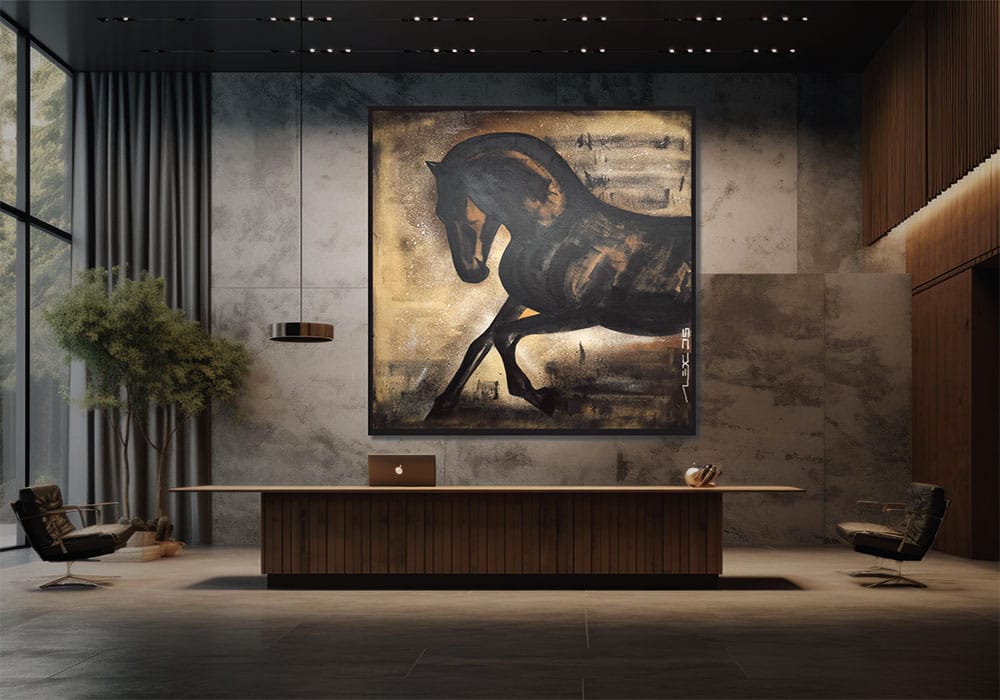 Horse portrait by Alex Di Silvestro