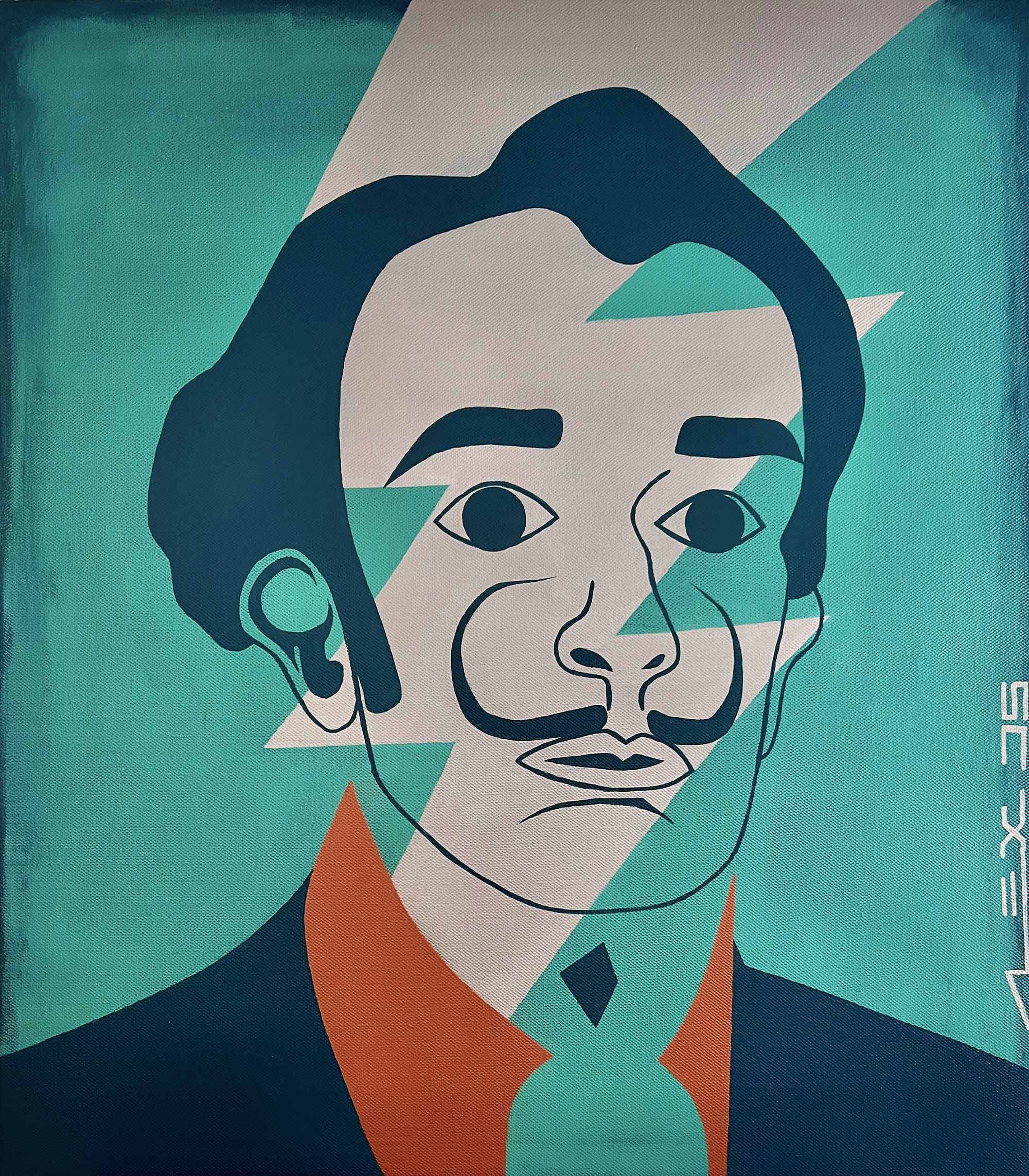 dali' original portrait by Alex DS ©2023 All rights reserved