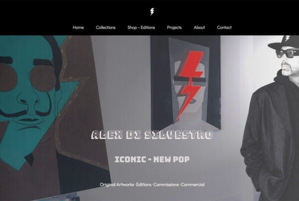 alexdisilvestro art website and online gallery shop