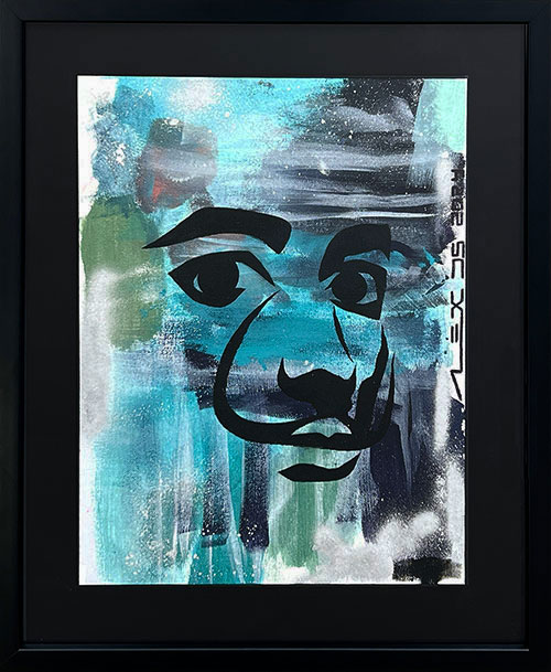 Costa Brava Dali' original painting by Alex Di Silvestro Art
