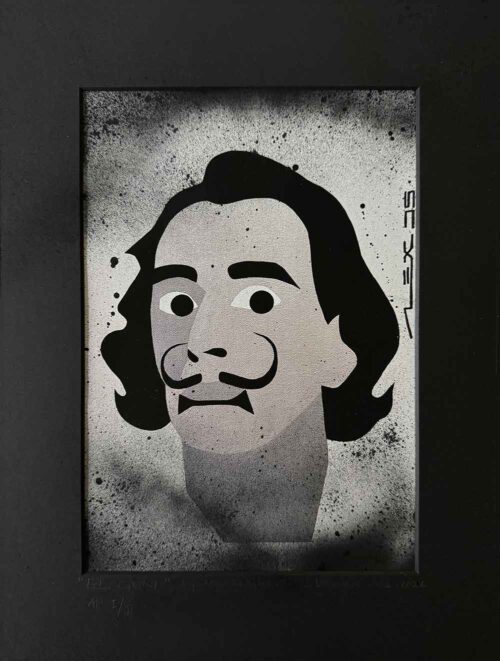 el geni print salvador dali' pop art by alex di silvestro