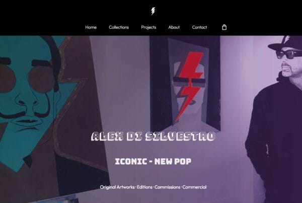 new alex di silvestro artist website live