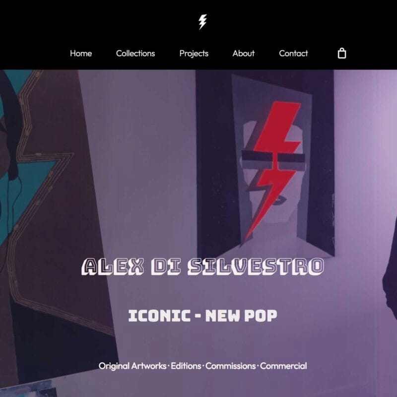 new alex di silvestro artist website live