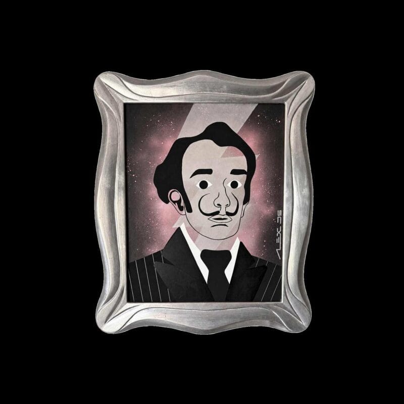 Salvador Dali original artwork by Alex Di Silvestro